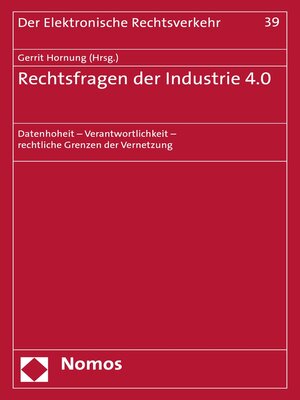 cover image of Rechtsfragen der Industrie 4.0